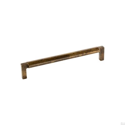 Poignée de meuble oblongue Lecco 160 Bronze antique