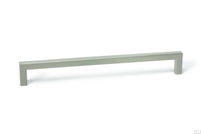 Poignée de meuble oblongue U 0056192 Nickel brossé