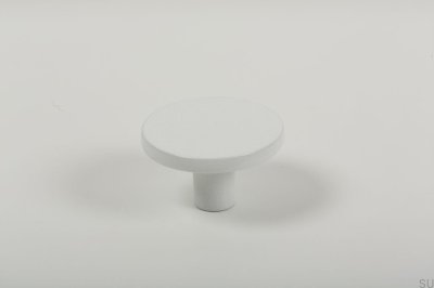 Bouton de meuble Como Big Metal blanc