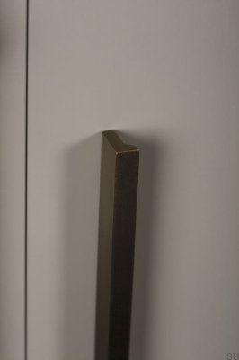 Poignée de meuble Angle 500. Aluminium marron