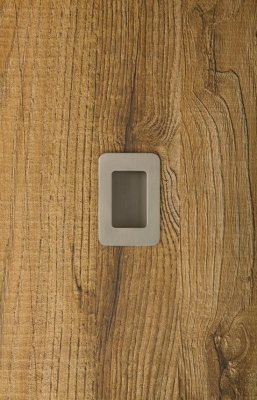 Poignée de meuble encastrée Low ST 64 Nickel brossé