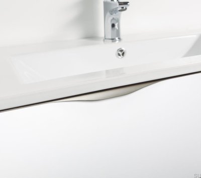Poignée de meuble avec cadre Forma 397 Aluminium argent