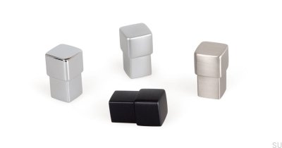 Bouton de meuble Boxx Metal noir