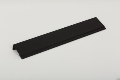 Poignée de bord de meuble Stratt 192 Aluminium noir