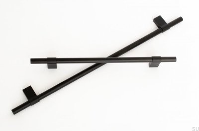 Poignée de meuble longitudinale Line Big 224 Aluminium noir