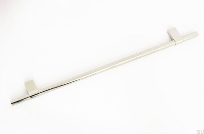 Poignée de meuble longitudinale Line Big 342 Acier inoxydable poli