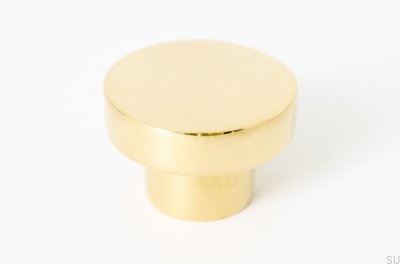 Bouton de meuble Dot 40 Laiton Poli Non Peint