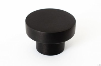 Bouton de meuble Dot 40 Aluminium noir