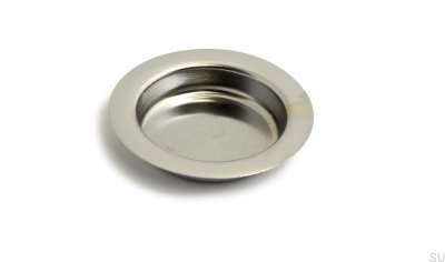 Poignée encastrée pour portes coulissantes 200 Chrome poli (2 pièces)