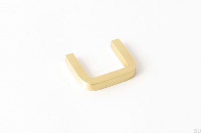 Bouton de meuble Filetage 38 Laiton Brossé Non Peint