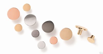 Bouton de meuble Como Cuivre poli
