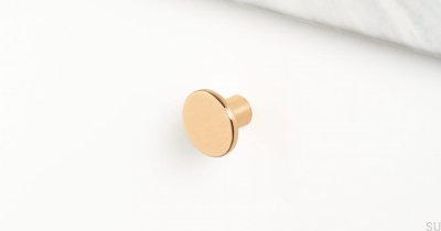 Bouton de meuble Como en or poli