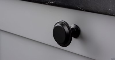 Bouton de meuble Land 40 Métal noir