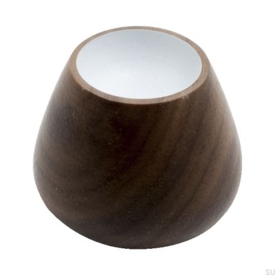 Bouton de meuble Flower Bud-34 Bois, noyer, blanc