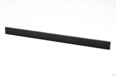 Poignée de meuble longitudinale Clean Cut 224 Aluminium Noir