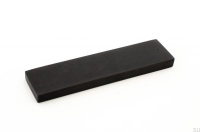 Poignée de meuble noire Clean Cut 64 en aluminium