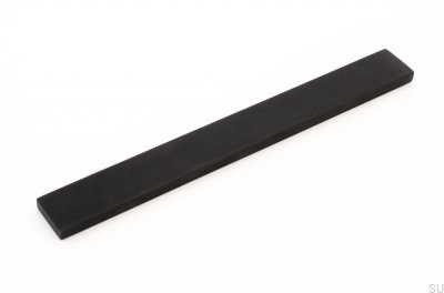 Poignée de meuble noire en aluminium Clean Cut 128