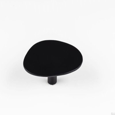 Bouton de meuble Encre Acier noir