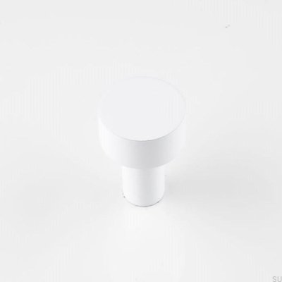 Bouton de meuble Luciola 20 Aluminium Blanc