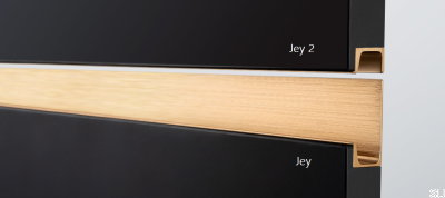 Poignée de meuble Jey 697 edge Aluminium Or Cava