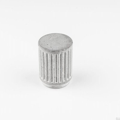 Bouton de meuble Audio Mono 28 Béton architectural gris
