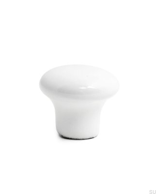 Bouton de meuble Marcus 25 Porcelaine blanc (2 pièces)