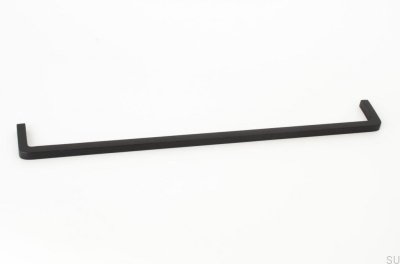 Poignée de meuble Thread 320. Aluminium Noir
