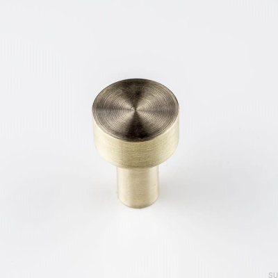 Bouton de meuble Luciola 20 laiton, brossé, non peint