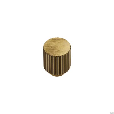 Bouton de meuble Helix Stripe Bronze antique