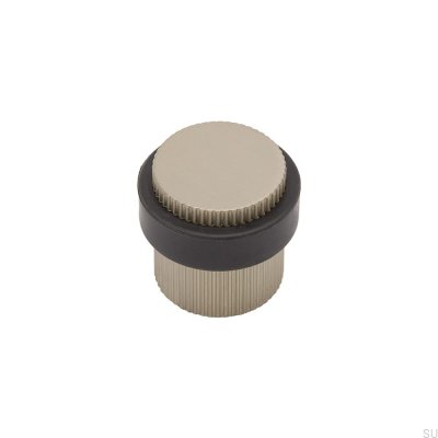 Butoir de porte au sol Helix Stripe Silver Footer