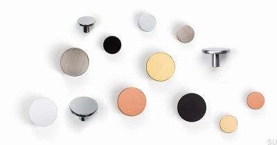 Bouton de meuble Como Matt Chrome