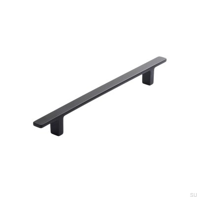 Poignée de meuble longue Transit 160 Métal Noir Mat