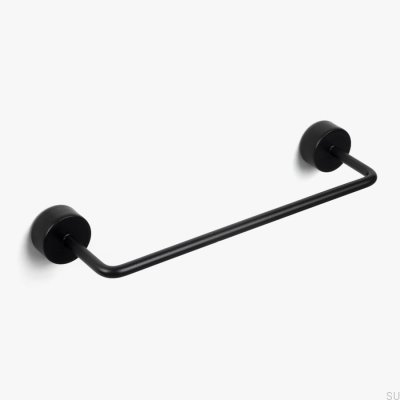 Poignée de meuble oblongue Luciola 128 Aluminium Noir