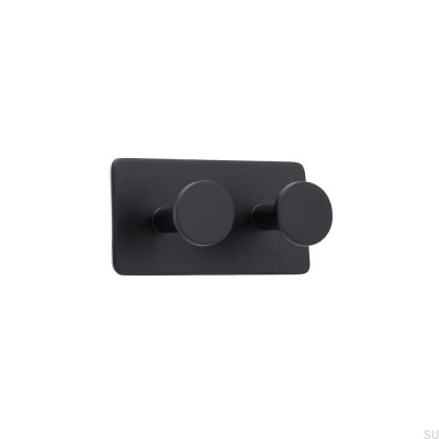 Support mural Base 210-2 Métal Noir Mat