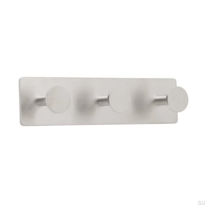 Support mural Base 210-3 Argent Brossé