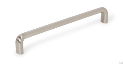 Poignée de meuble longue Redo 128 Nickel Brossé