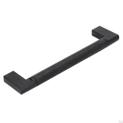 Poignée de meuble oblong 2457 128 Métal Noir Mat