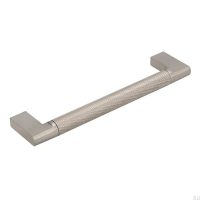 Poignée de meuble oblong 2457 128 Argent Brossé
