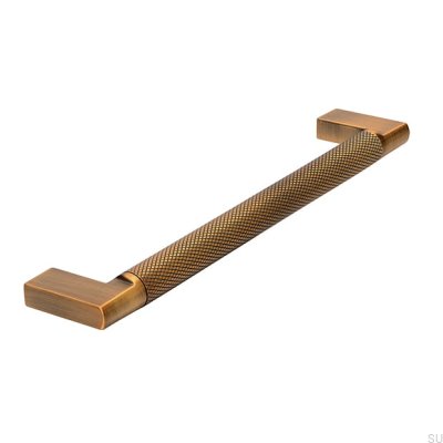 Poignée de meuble oblong 2457 160 Or Antique Brossé