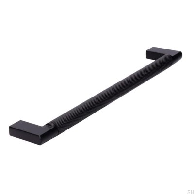 Poignée de meuble oblong 2457 192 Métal Noir Mat