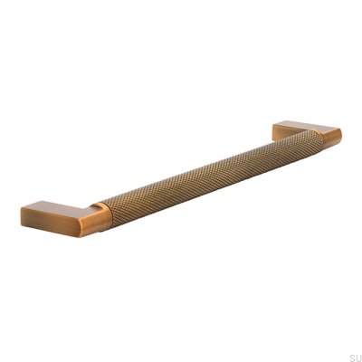 Poignée de meuble oblong 2457 192 Or Antique Brossé