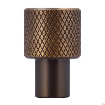 Bouton de Meuble 2464 16 Or Antique Brossé