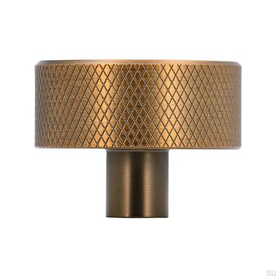 Bouton de meuble 2464 33 or antique brossé