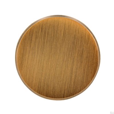 Bouton de meuble 2464 33 or antique brossé