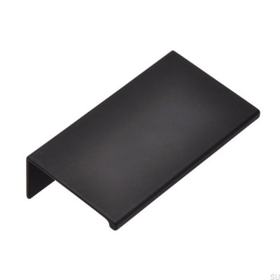 Poignée de bord de meuble 2446 48 Métal Noir Mat
