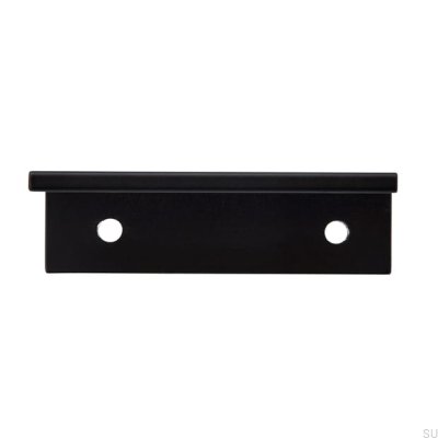 Poignée de bord de meuble 2446 48 Métal Noir Mat