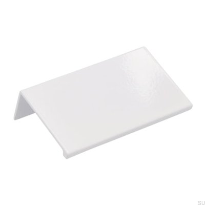 Poignée de bord de meuble 2446 48 Métal Blanc