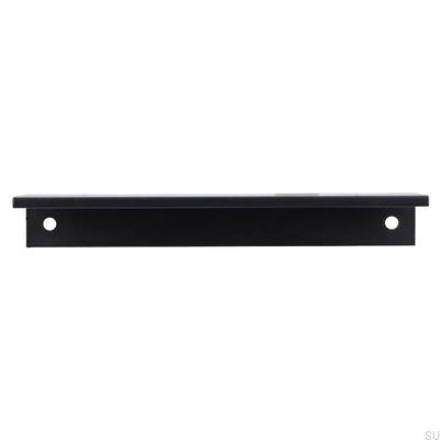 Poignée de bord de meuble 2446 128 Métal Noir Mat