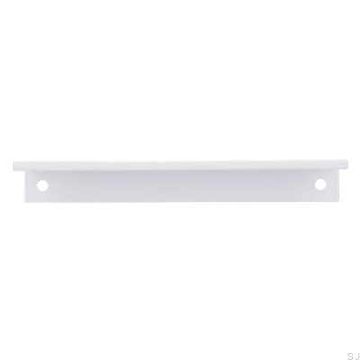 Poignée de bord de meuble 2446 128 Métal Blanc