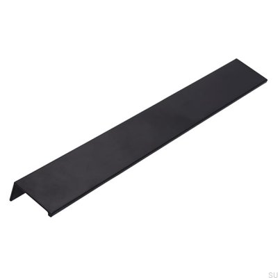 Poignée de bord de meuble 2446 288 Métal Noir Mat
